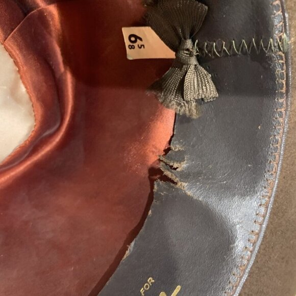 Vintage Dorian 7X Handmade Western Cowboy Hat Brown - Picture 11 of 16